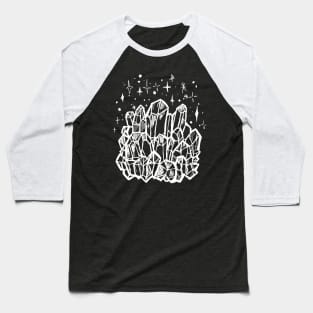 Crystal Cluster Witchcraft Baseball T-Shirt